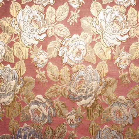 metallic rose brocade wall fabric|Metallic Brocade Fabrics.